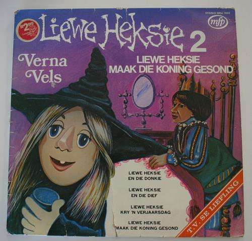 LIEWE HEKSIE VOL 2 -- VERNA VELS -- VINTAGE AFRIKAANS KIDDIES VINYL LP RECORD