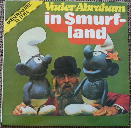 VADER ABRAHAM IN SMURF LAND--AFRIKAANS KIDDIES -- VINYL LP RECORD