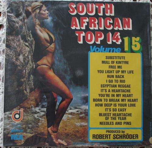 SOUTH AFRICAN TOP 14 --VOLUME 15 -- VINYL LP RECORD