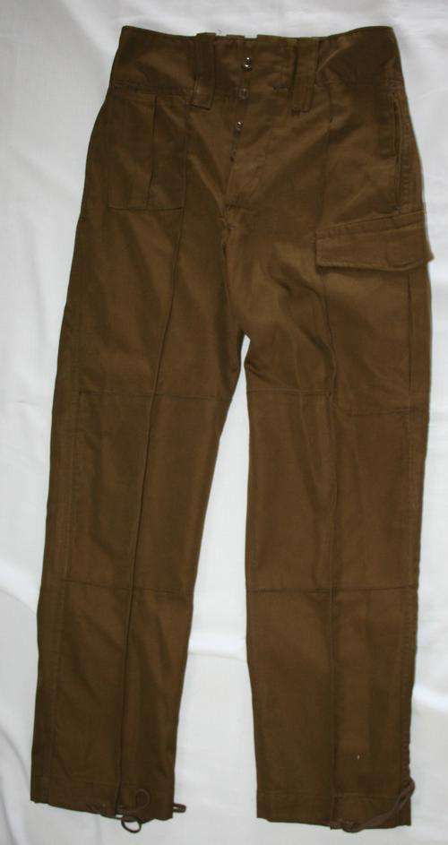 SADF NUTRIA BROWN TROUSERS SIZE 71-76 -- AS USED IN BUSH WAR