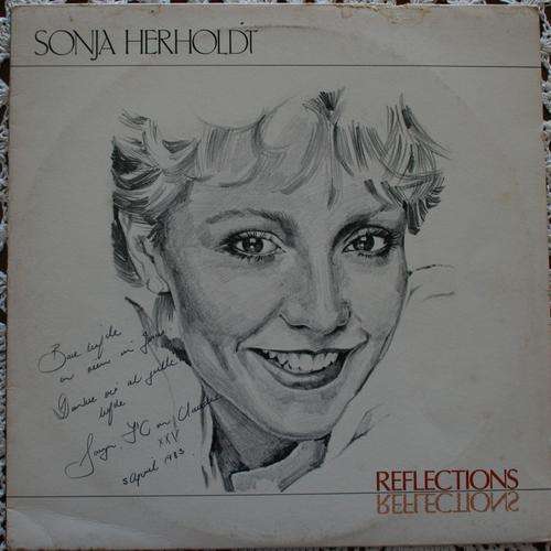 SONJA HERHOLDT -- REFLECTIONS -- SIGNED -- VINTAGE AFRIKAANS VINYL LP RECORD