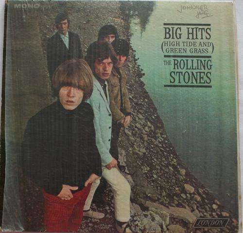 THE ROLLING STONES -- BIG HITS, HIGH TIDE AND GREEN GRAS -- VINYL LP RECORD