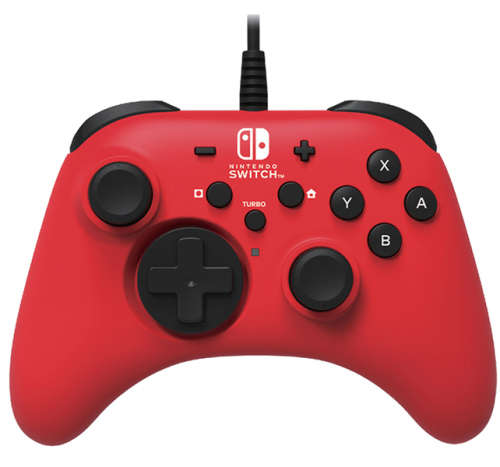 HORI Officially Licensed - Wired  - Red (Nintendo Switch)