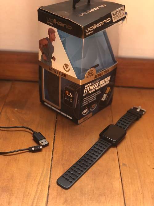 Volkano Active Tech Excel Series Fitness Watch With HRM Black