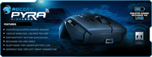 Roccat Pyramid Wireless Mouse