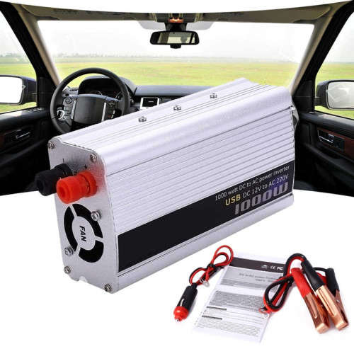 1000W Inverter Car Battery Converter with USB Mobile Phone Charging Port