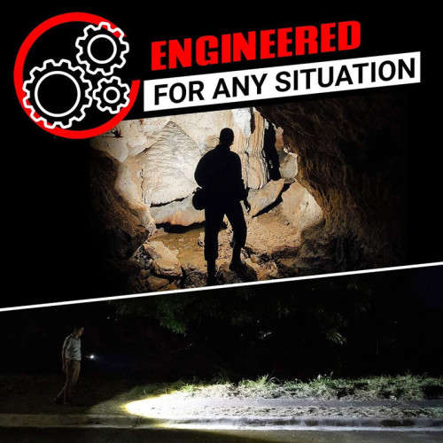 LED Compact Flashlight For Camping Mountain Patrol For Tactical Lights And Lumens