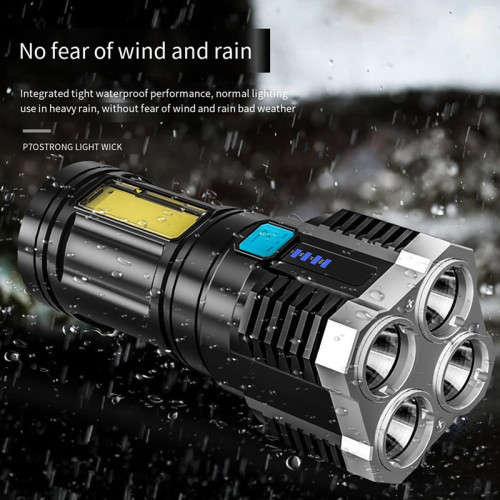 LED Compact Flashlight For Camping Mountain Patrol For Tactical Lights And Lumens
