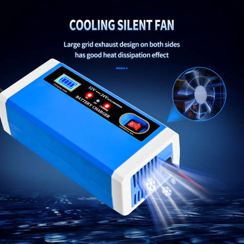 Car Battery Charger 12V and 24V Fully Automatic Smart Battery Maintenance Lead Acid Battery