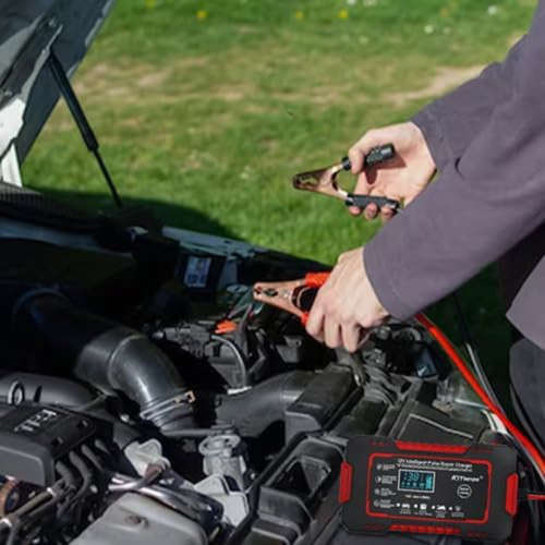 12V 6A Smart Charger Works With Most Types Of Lead-Acid Batteries, Requires Ac Connection