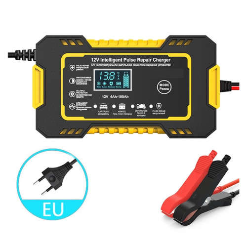 12V 6A Smart Charger Works With Most Types Of Lead-Acid Batteries, Requires Ac Connection