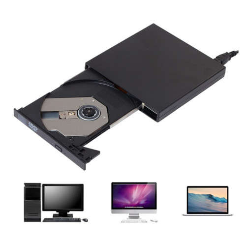 DVD Drive External CD ROM USB 2.0 Player Burner Laptop Mini DVD