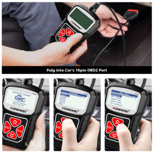 KW 310 OBD2 Car Diagnostic Scanner Universal OBD Analyzer Reads And Displays Live Data Stream