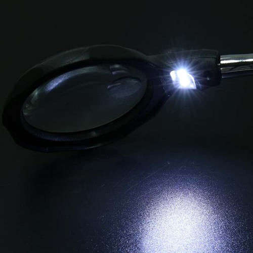 With LED Light, Auxiliary Hand Clip, Magnifying Glass, Soldering Iron, Lens Holder, Magnifying Glass