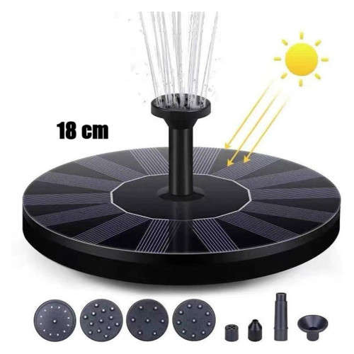 Floating Solar Fountain Pump Suitable For Bird Bath, Small Pond, Aquarium And Garden Decoration