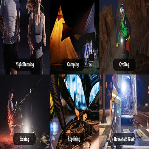 Mini LED Flashlight Keychain, Usb Charging, Small Outdoor Camping Light, Bottle Opener