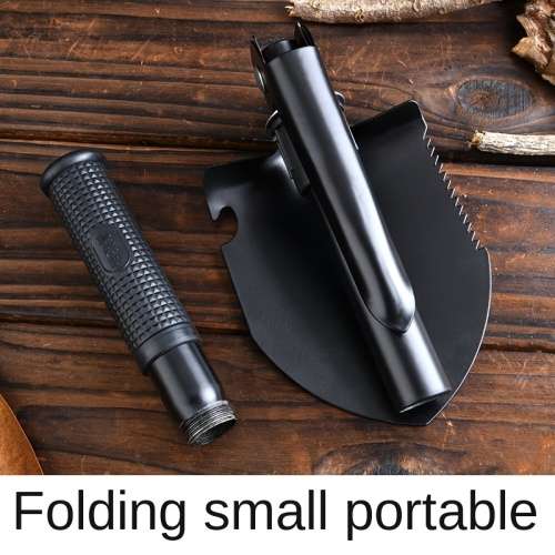 Mini Folding Shovel For Emergency And Outdoor Survival, Suitable For Outdoor Camping, Fishing And Ga
