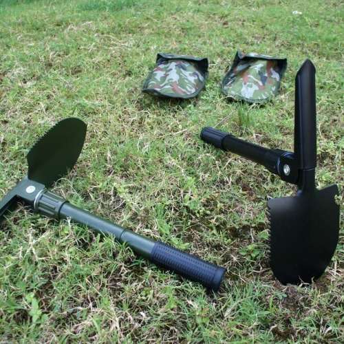 Mini Folding Shovel For Emergency And Outdoor Survival, Suitable For Outdoor Camping, Fishing And Ga