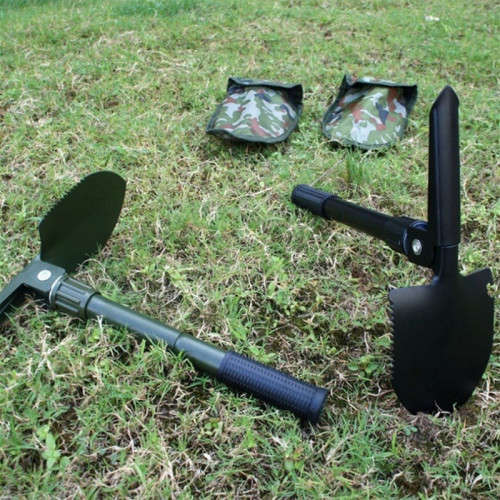 Mini Folding Shovel For Emergency And Outdoor Survival, Suitable For Outdoor Camping, Fishing And Ga
