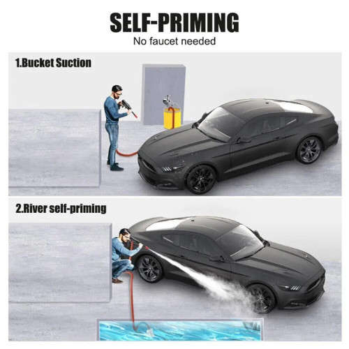 Rechargeable High Pressure Car Wash Water Gun Portable High Pressure Cleaner