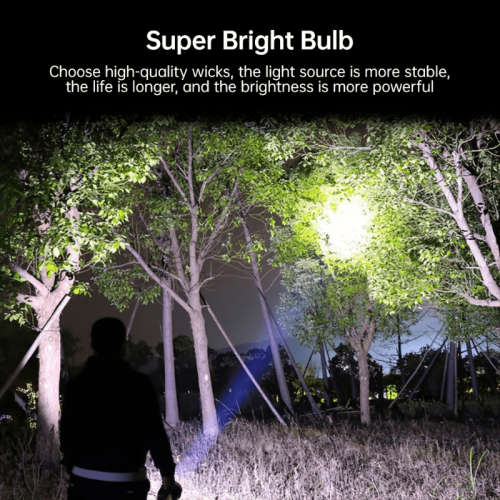 LED flashlight 13 light sources rechargeable portable searchlight outdoor camping light
