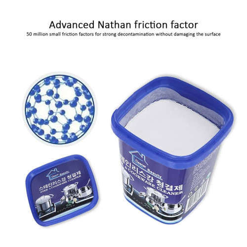 Home Multipurpose Oven and Cookware Cleaner Removes Stainless Steel Stains