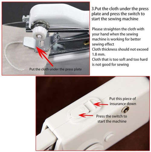 Mini Handheld Portable Sewing Machine