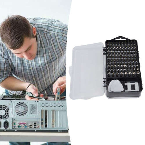Precision Screwdriver Set Rust-Resistant 117 Pieces Multiple Sizes Suitable For Computer Watches