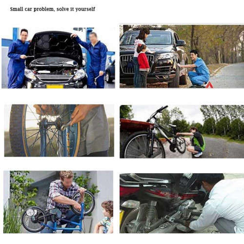 46 Pieces Car Repair Socket Tool Ratchet Wrench Combination Tool Kit Car