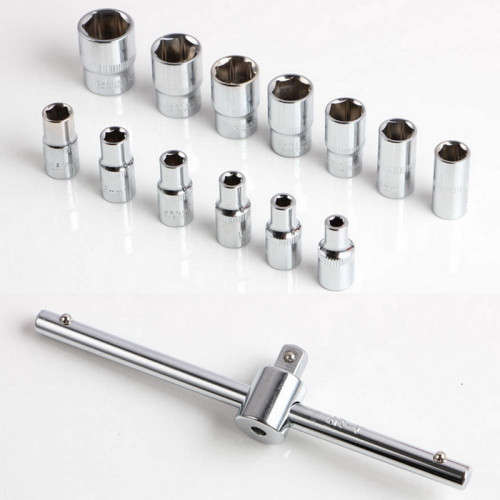 46 Pieces Car Repair Socket Tool Ratchet Wrench Combination Tool Kit Car