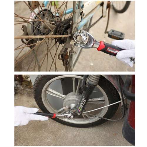 46 Pieces Car Repair Socket Tool Ratchet Wrench Combination Tool Kit Car