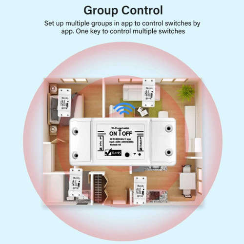 Wifi Smart Switch Module Housing Abs Socket Household