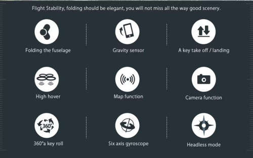 Quadcopter Aerial Photography Folding Drone Wifi