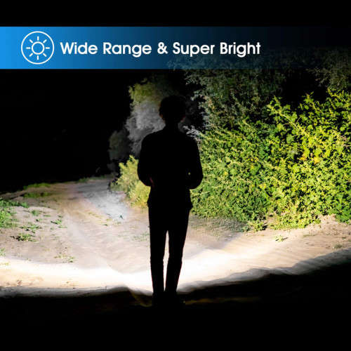 LED Spotlight For Home Outdoor Camping Patrol Rechargeable