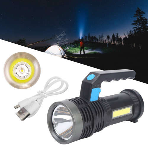 LED Spotlight For Home Outdoor Camping Patrol Rechargeable