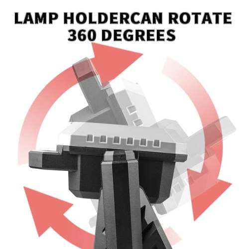 USB Rechargeable Folding Light Easy To Operate Battery Integrated Portable