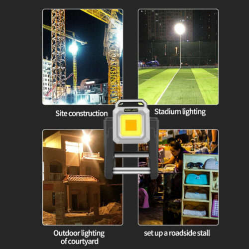 USB Rechargeable Folding Light Easy To Operate Battery Integrated Portable