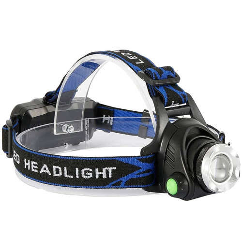 LED Waterproof Rechargeable Headlamp Outdoor Night Fishing Patrol Camping