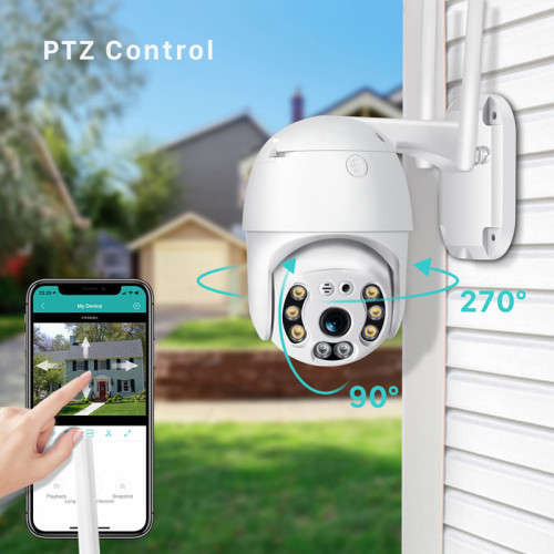 WiFi Surveillance Camera Two-Way Audio Motion Detection Best Night Vision Waterproof Voice Alert