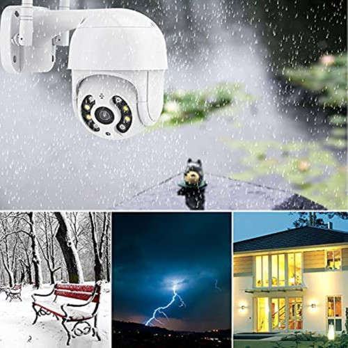 WiFi Surveillance Camera Two-Way Audio Motion Detection Best Night Vision Waterproof Voice Alert