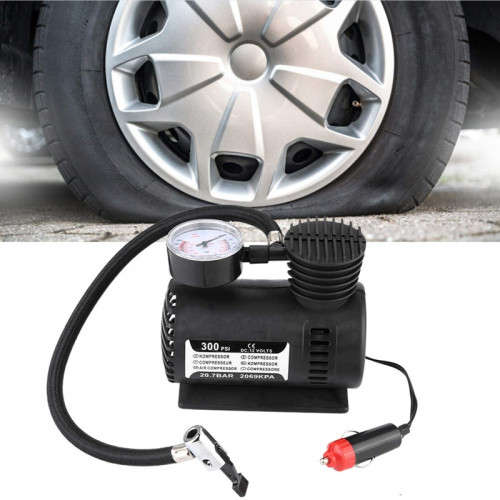 12V 250 PSI Portable Electric Air Compressor Car Wheel Inflator