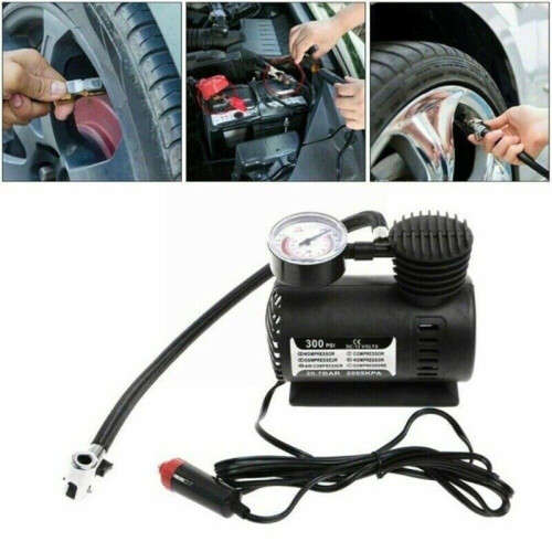 12V 250 PSI Portable Electric Air Compressor Car Wheel Inflator