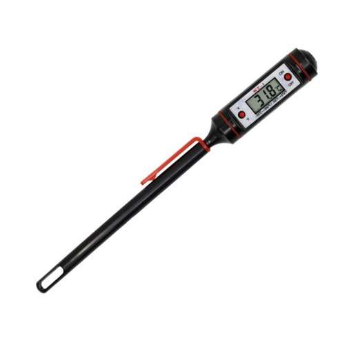 Kitchen Food Thermometer Stainless Steel Sensor Probe With Digital Temperature Display
