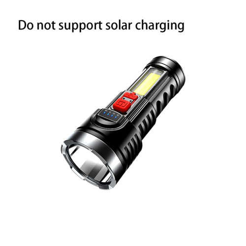 USB rechargeable flashlight spotlight waterproof multifunctional camping hiking outdoor