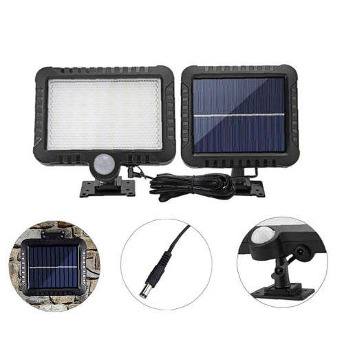 LED Smart Wall Light Waterproof Motion Sensor Solar Powered Ideal for Garden or Path Lights