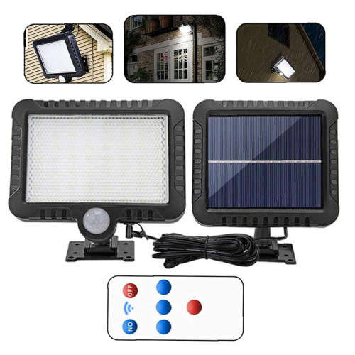 LED Smart Wall Light Waterproof Motion Sensor Solar Powered Ideal for Garden or Path Lights