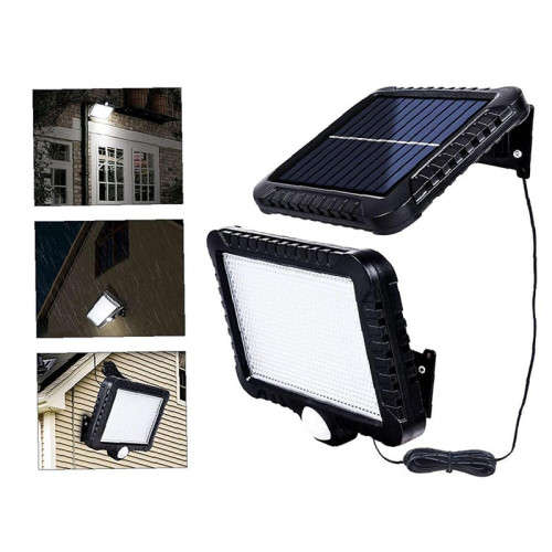 LED Smart Wall Light Waterproof Motion Sensor Solar Powered Ideal for Garden or Path Lights