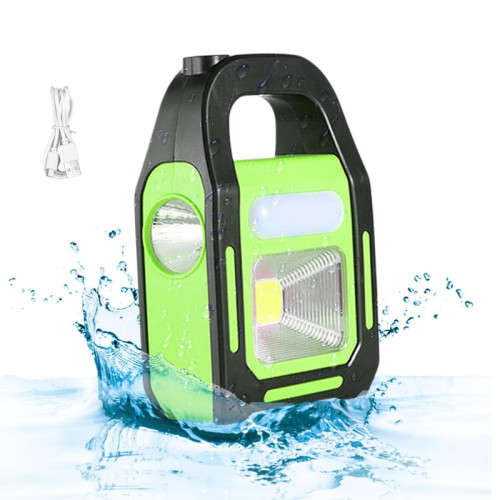 LED Portable Working Solar Light Camping USB Rechargeable Waterproof Patrol Home