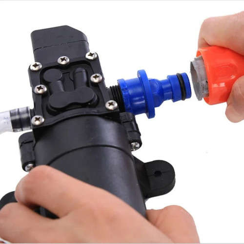 Single pump portable car washing machine 12 high pressure water gun car washing