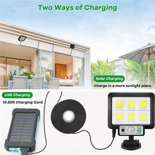 LED Solar Wall Light with Motion Sensing Waterproof Suitable for Street Garden Decorative Lighting